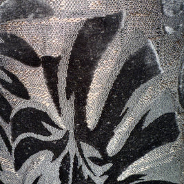 Monstera Leaf Velvet Throw Pillow