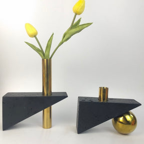Halo Vase & Candle Handle Set