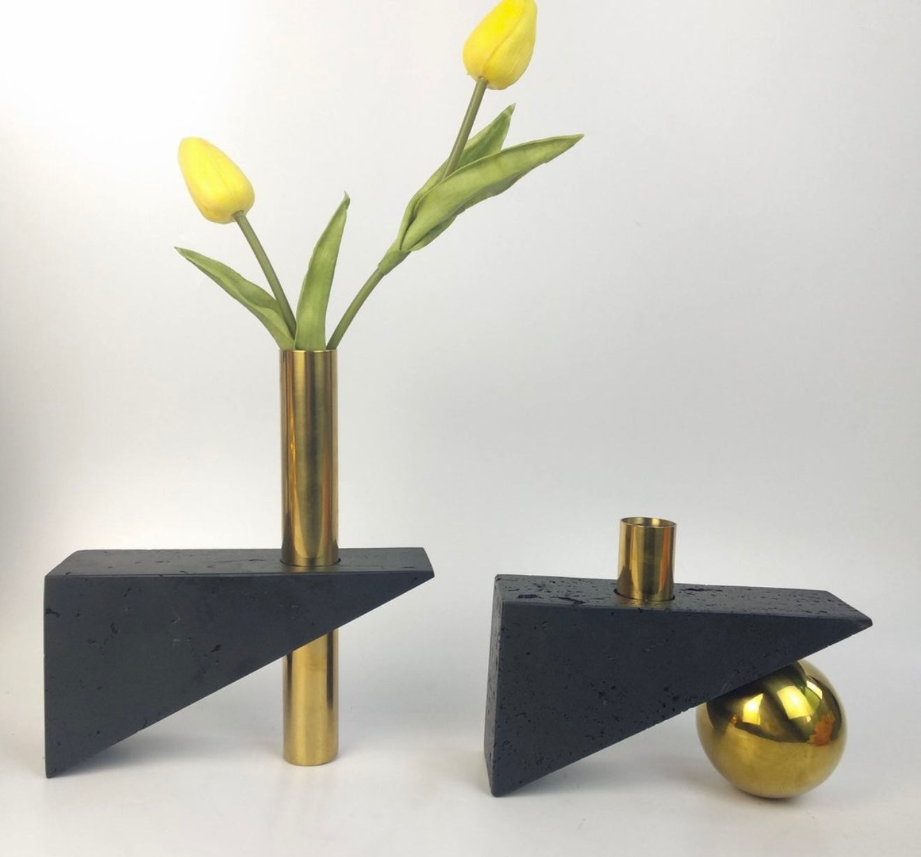 Halo Vase & Candle Handle Set