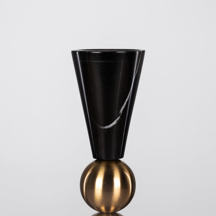 Black Marble Duo Candle Holder