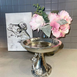 Orchid Footed Dish