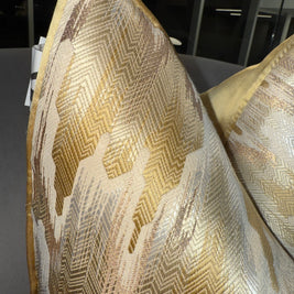 Gold Coaster Throw Pillow