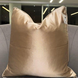 Narnia Champagne Gold Throw Pillow