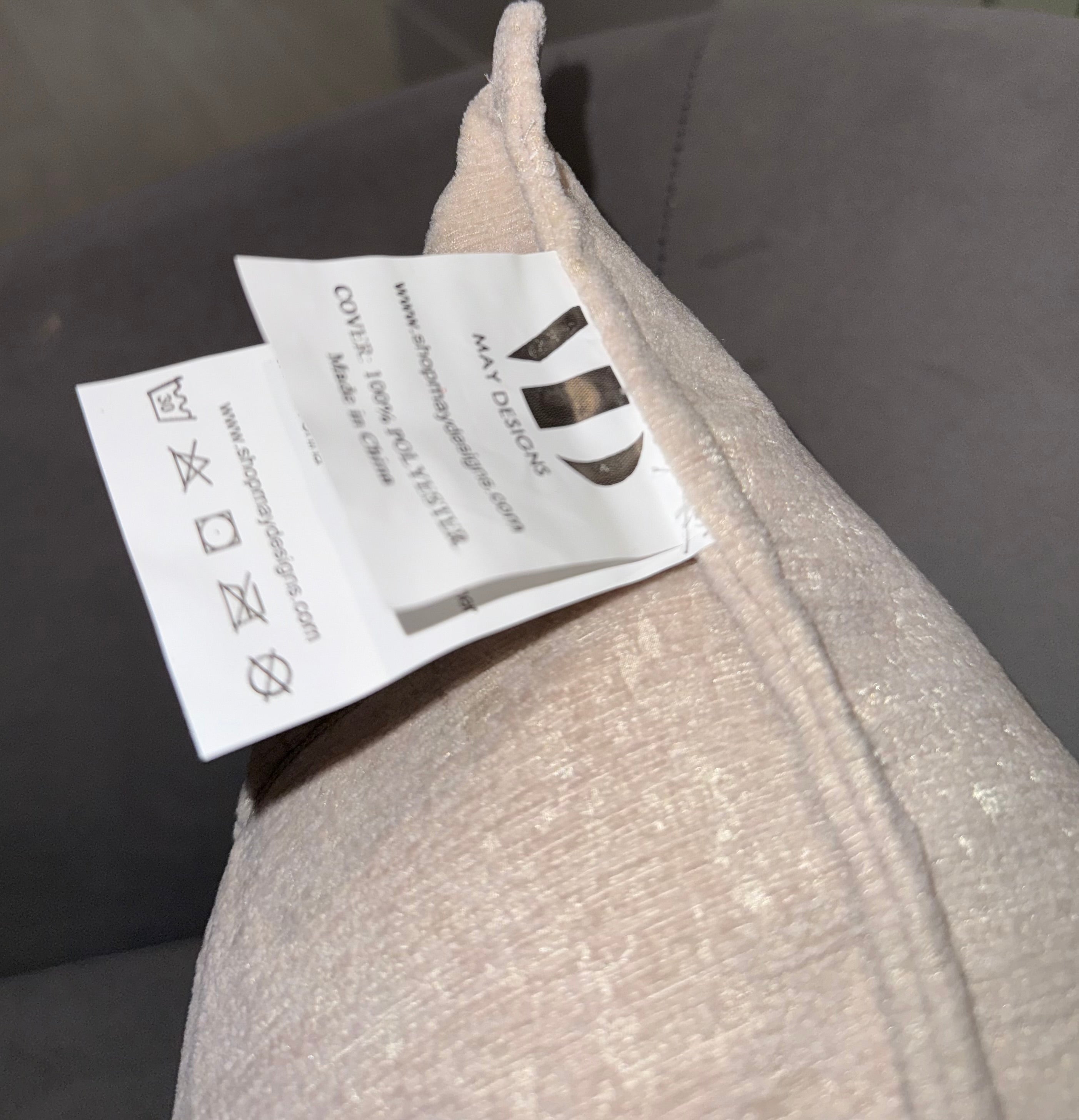 Madizz Textured Throw Pillow