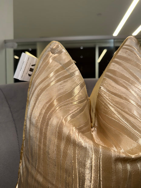 Caramel Tino Throw Pillow