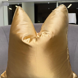 Caramel Tino Throw Pillow