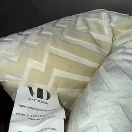 Eugene Cream Velvet Pillow