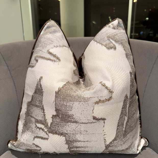 Abstract Textured Throw Pillow