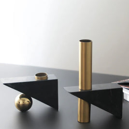 Halo Vase & Candle Handle Set