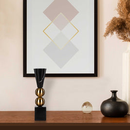 Black Marble Duo Candle Holder