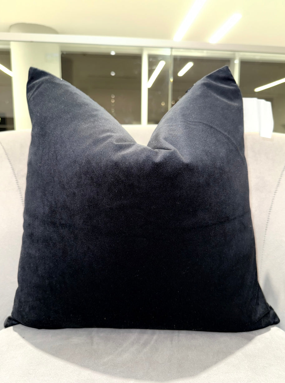 Monstera Leaf Velvet Throw Pillow