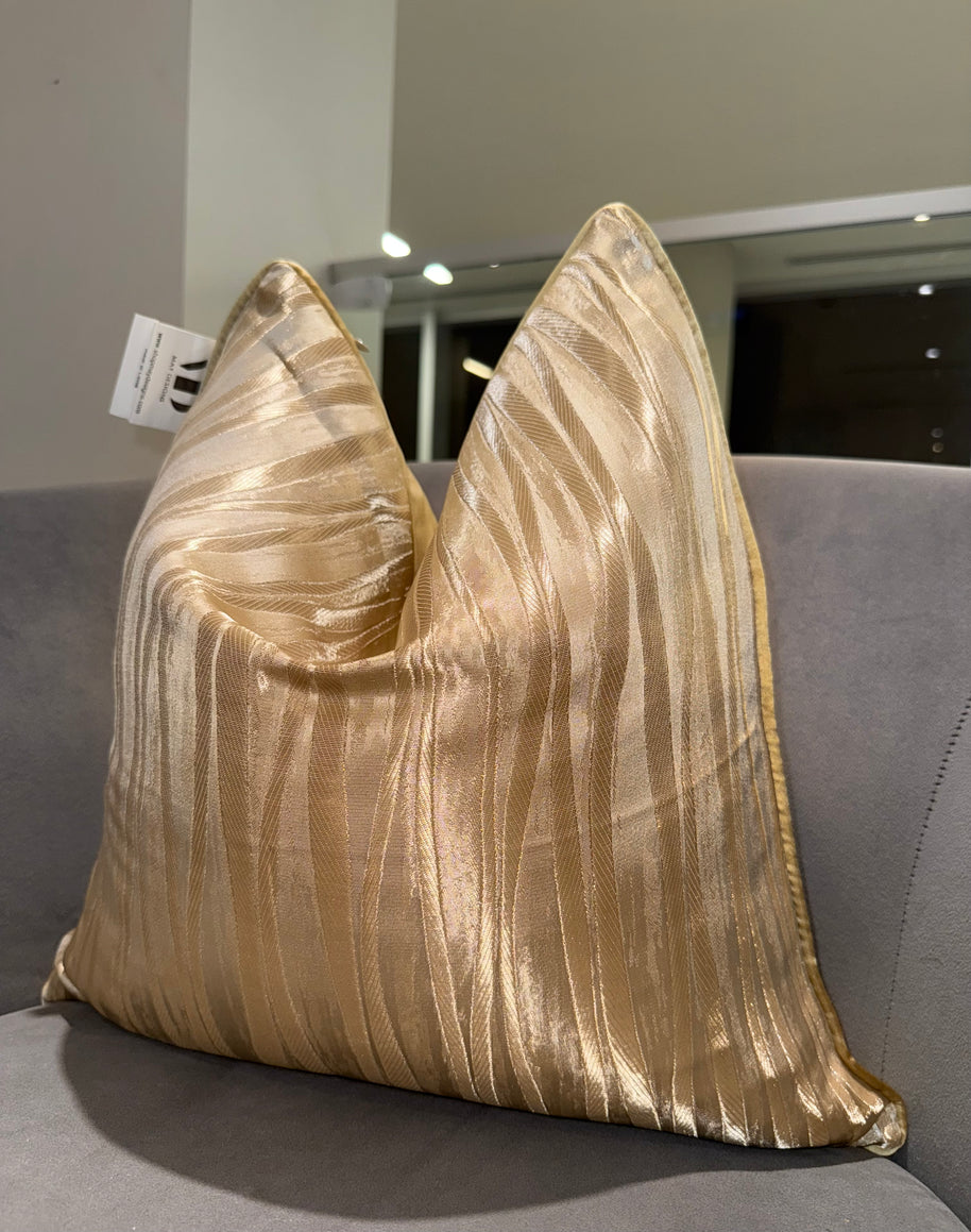 Caramel Tino Throw Pillow