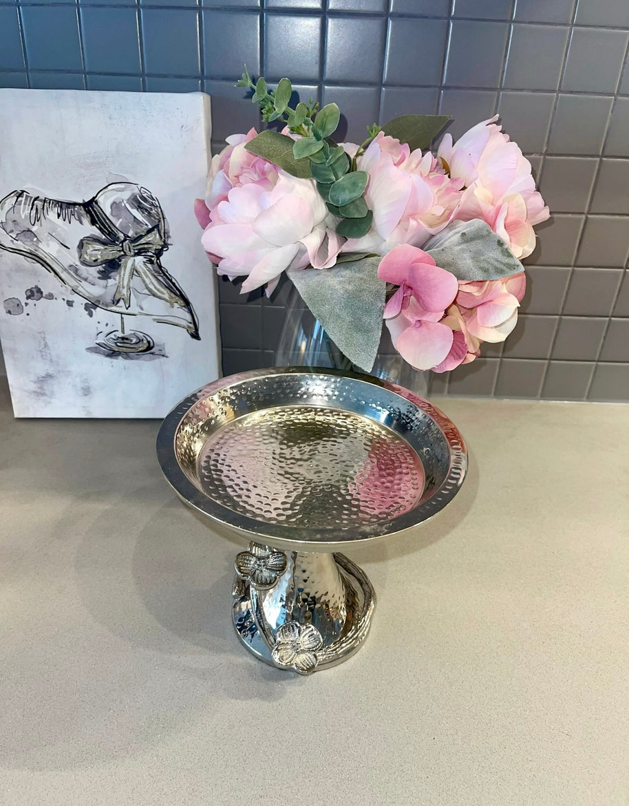 Orchid Footed Dish