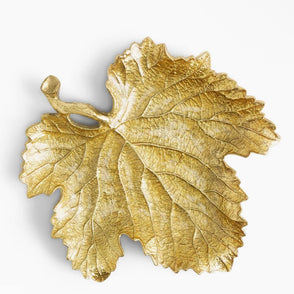 Gold Maple Leaf Platter