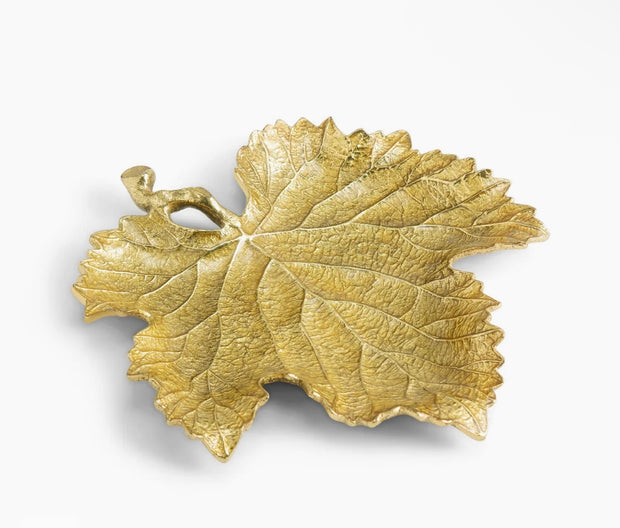 Gold Maple Leaf Platter