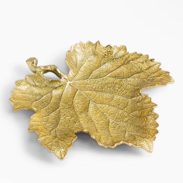 Gold Maple Leaf Platter