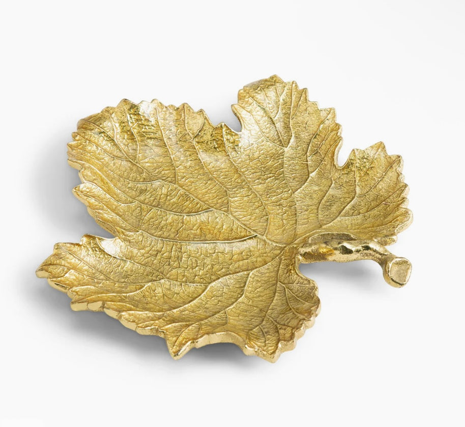 Gold Maple Leaf Platter
