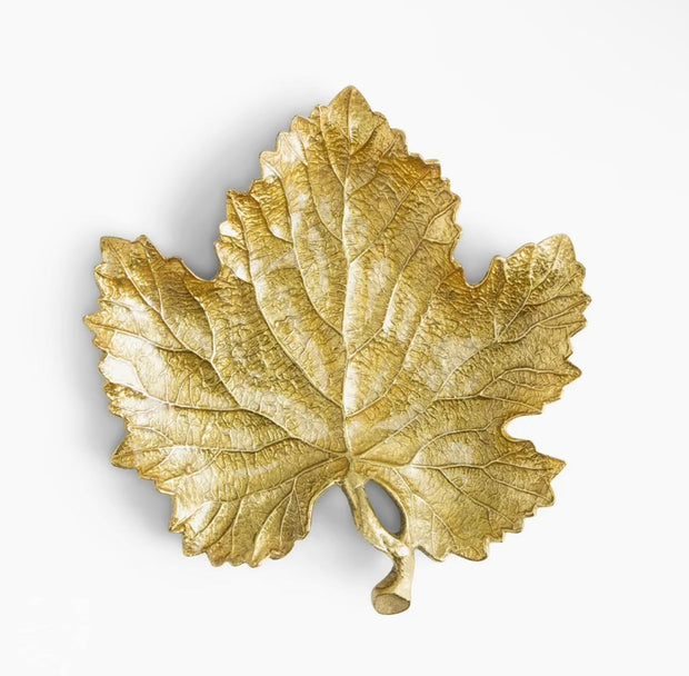 Gold Maple Leaf Platter