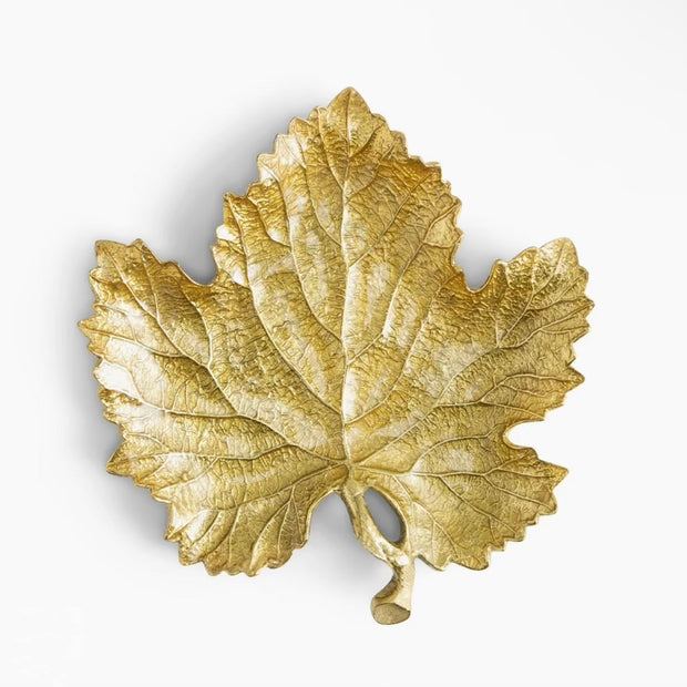 Gold Maple Leaf Platter