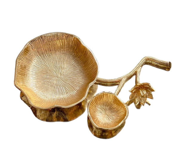 Double Floral Bowl
