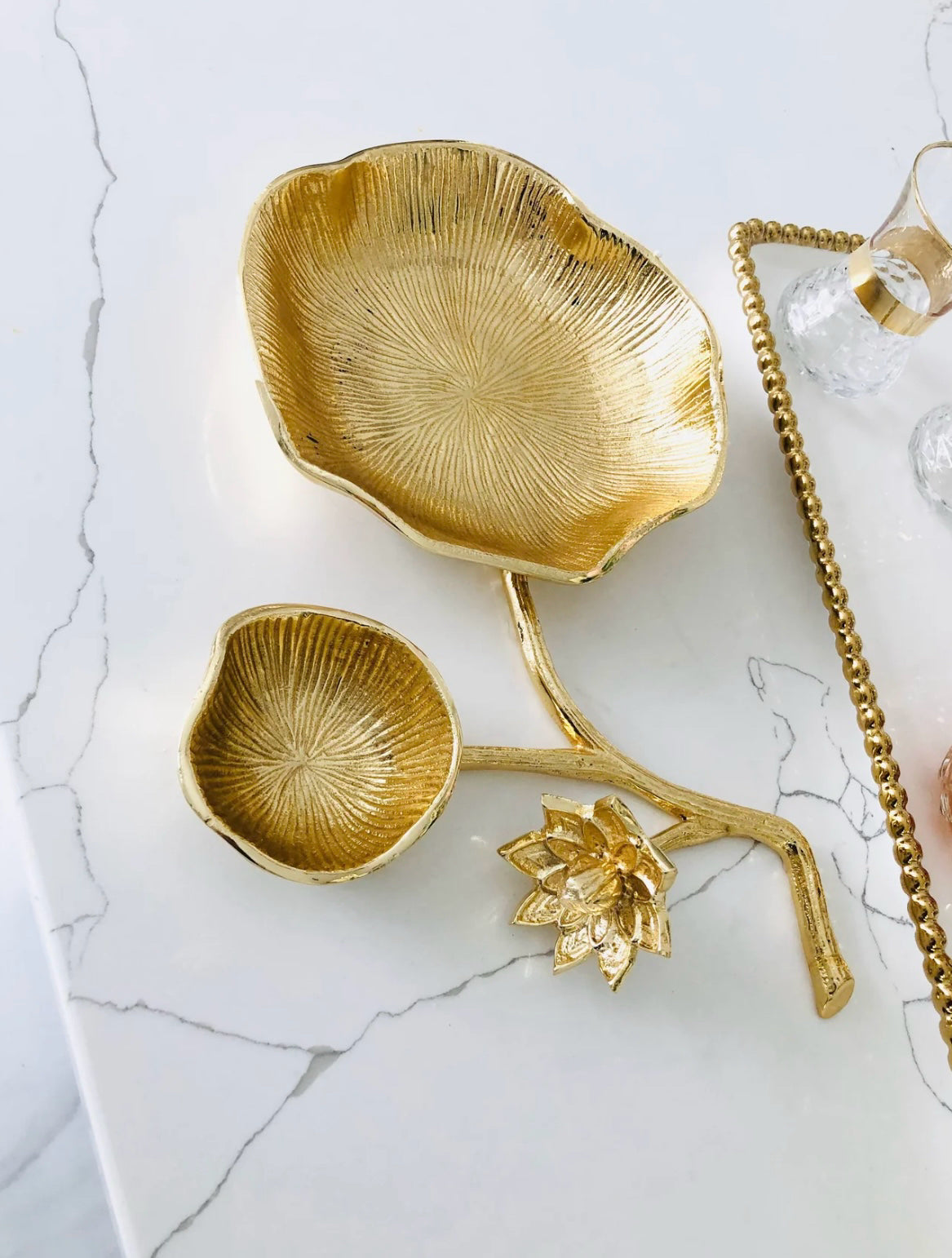 Double Floral Bowl