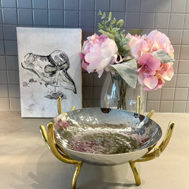 Metallic Nut Bowl