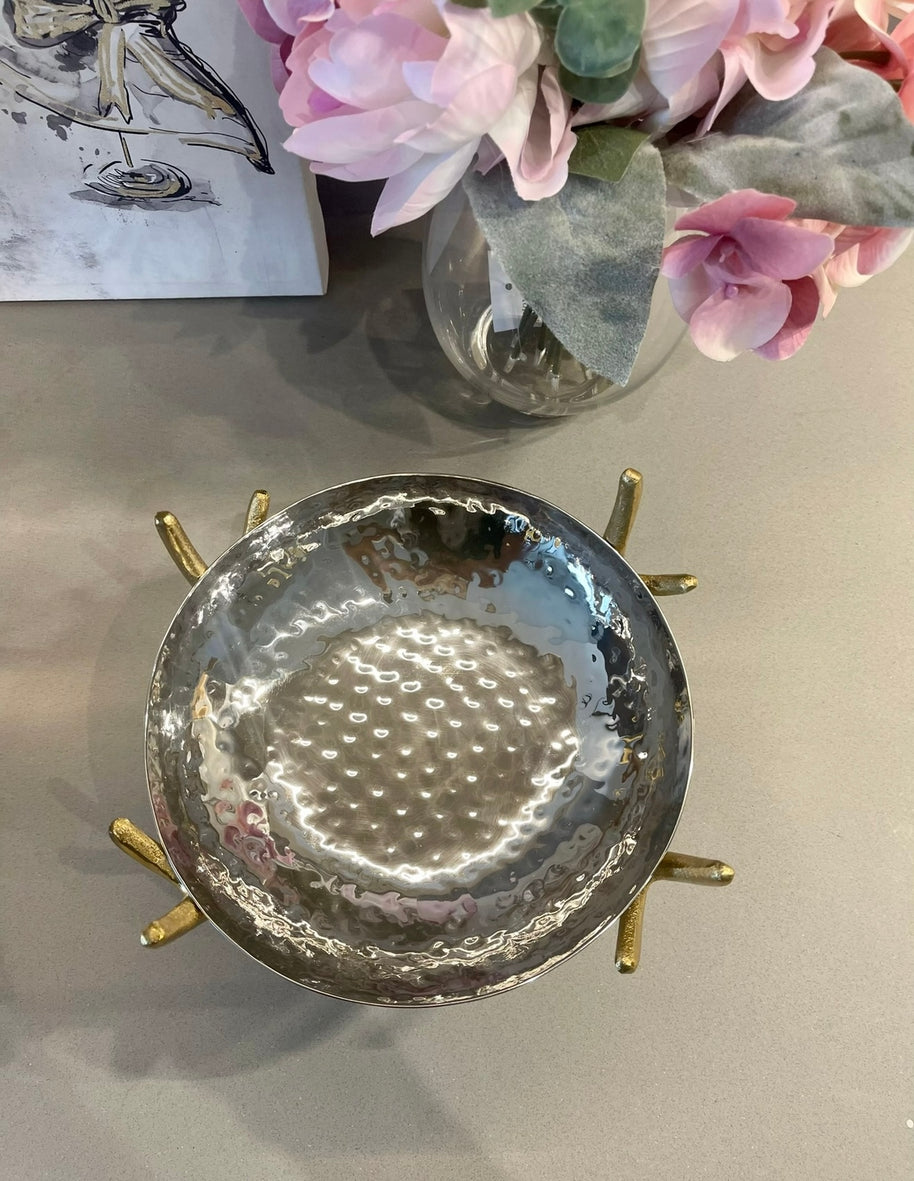 Metallic Nut Bowl