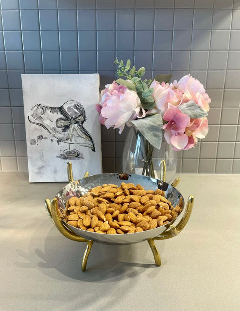 Metallic Nut Bowl