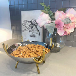 Metallic Nut Bowl