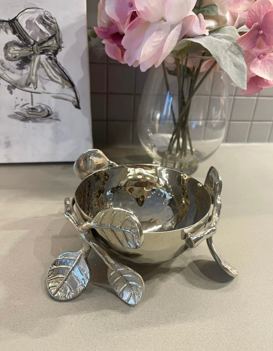 Botanical Leaf Nut Bowl