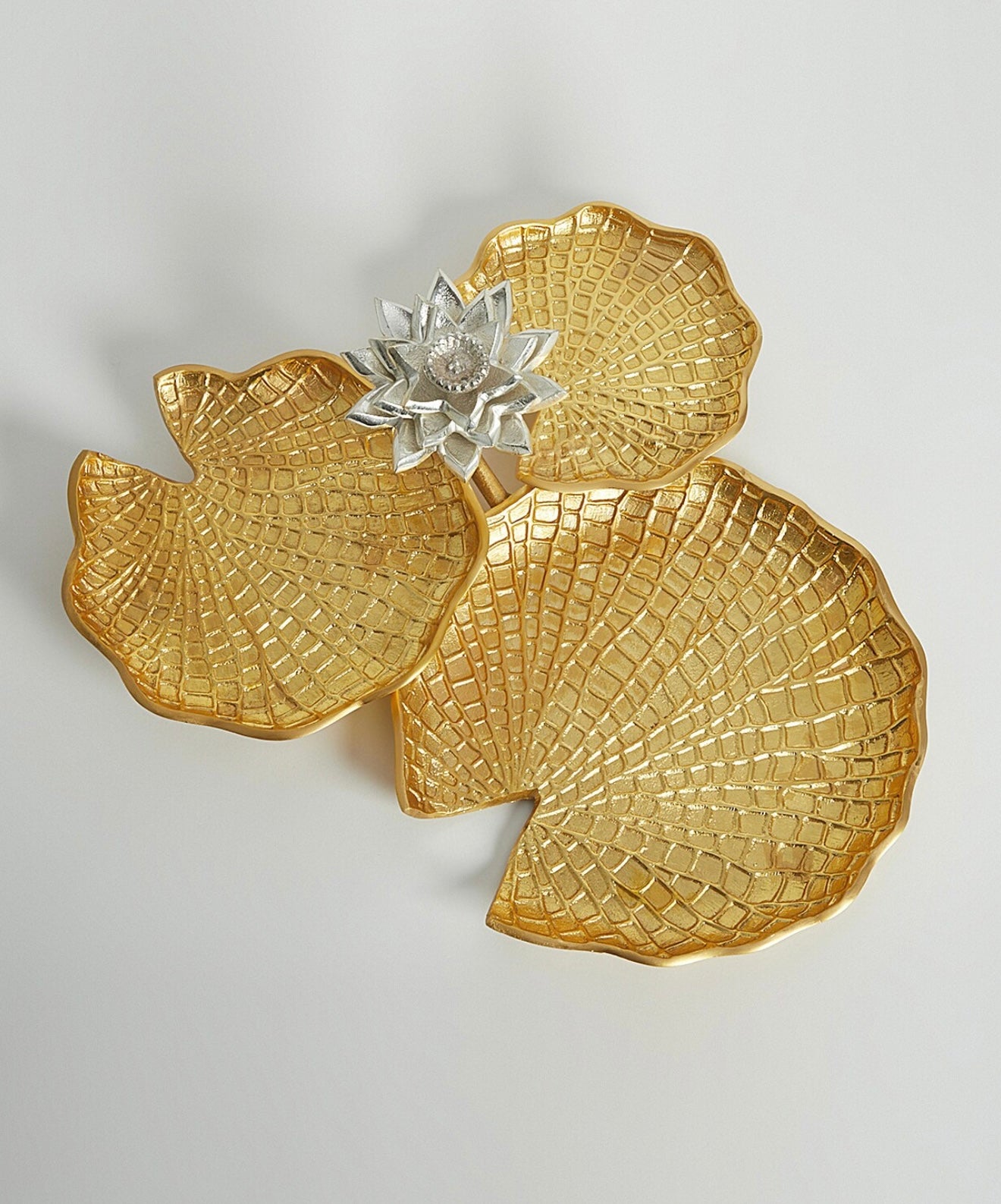 Blooming Lotus Leaf Platter