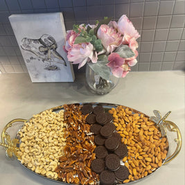 Butterfly Oval Tray