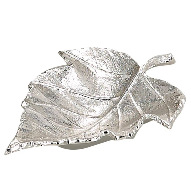 Silver Maple Leaf Platter